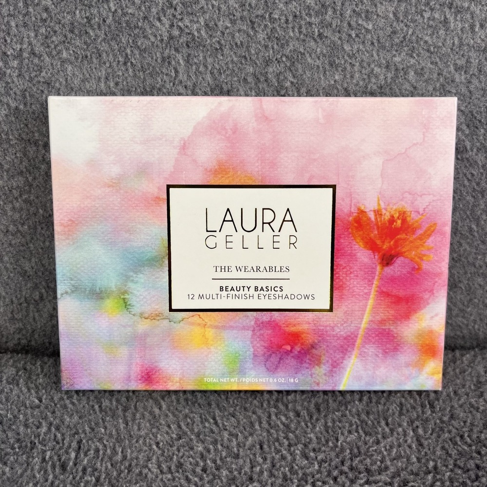 Laura Geller The Wearables Beauty‎ Basics 12 Multi-Finish Eyeshadows Palette NEW